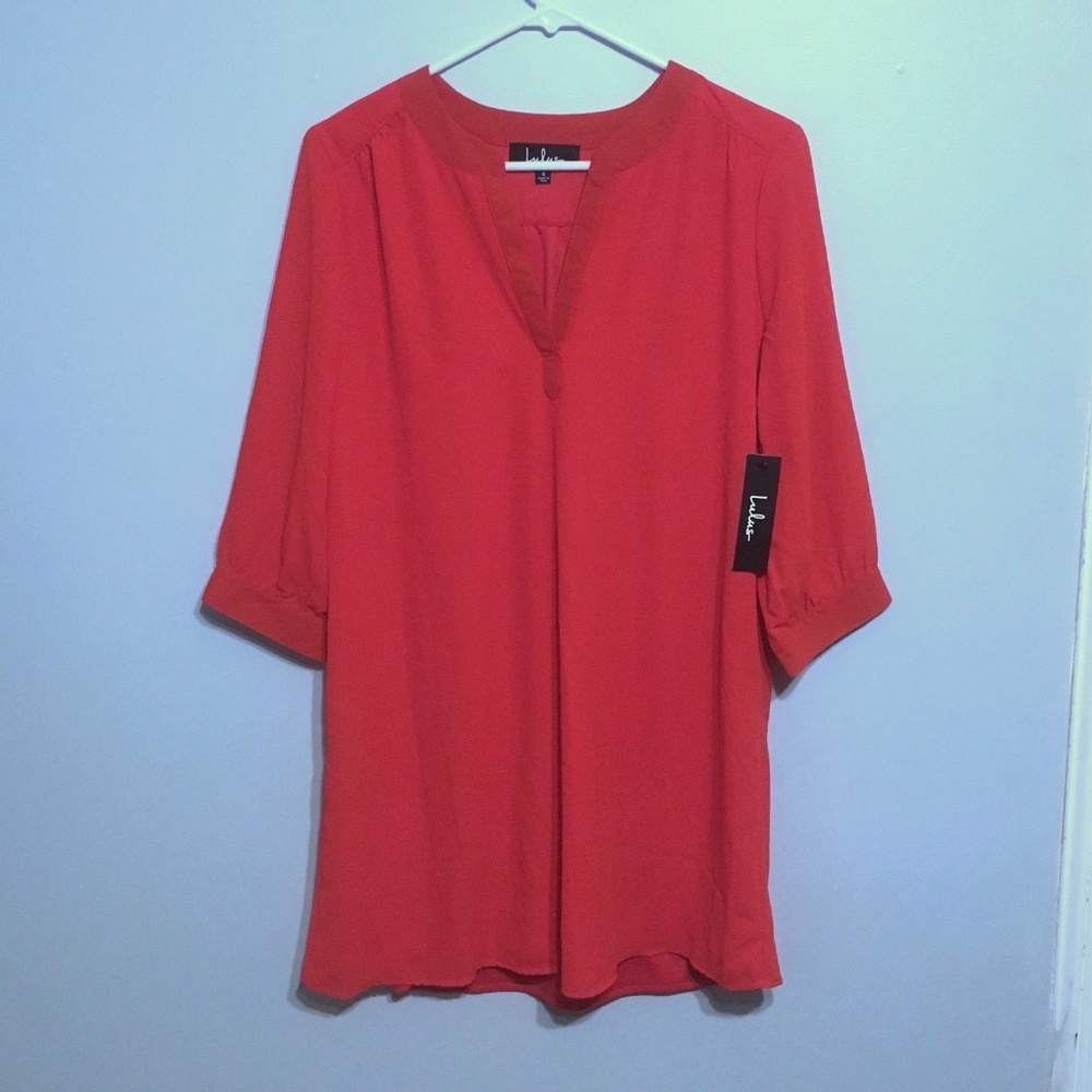 Lulu's High Line Red Shift Dress
